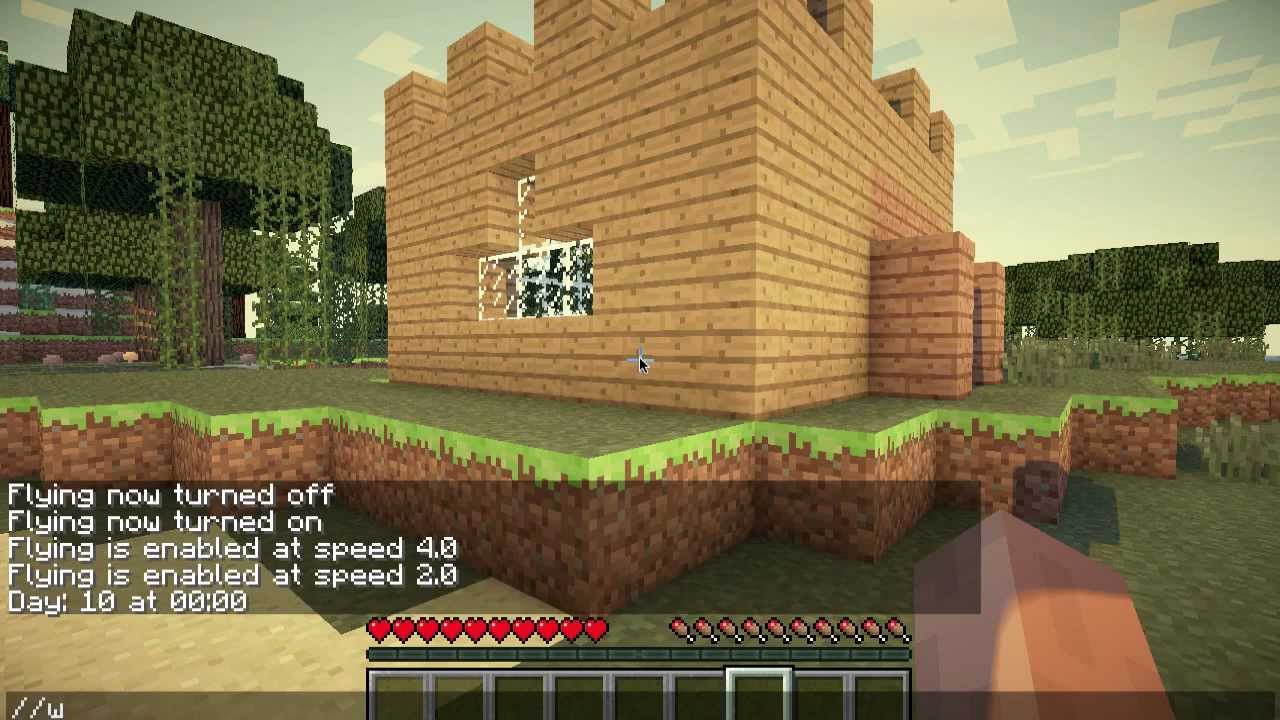fly on minecraft for mac